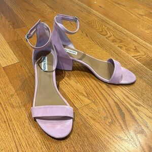 Steve Madden lavender suede heels size 11